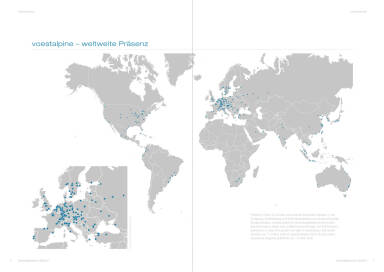 voestalpine - weiltweite Präsenz