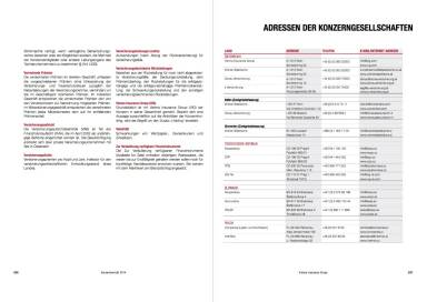Vienna Insurance Group Konzernbericht 2014 - ADRESSEN DER KONZERNGESELLSCHAFTEN