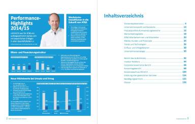 AT&S Geschäftsbericht 2014/15 - Performance Highlights