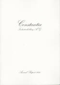 Vorne of book 'Bericht Geschäfts - Constantia Industrieho...