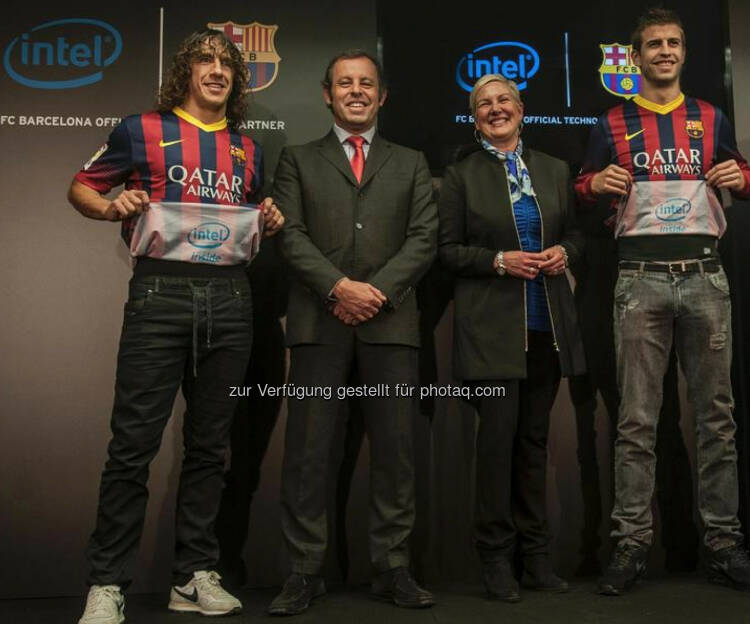 Intel Inside: Lässiges Barcelona-Sponsoring durch Intel (c) Intel
