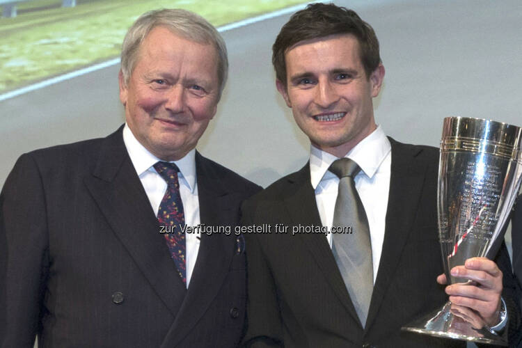 Porsche Night  of the Champions: Siegerehrung Porsche Cup 2013, Wolfgang Porsche, Martin Ragginger, 
(c) Porsche AG