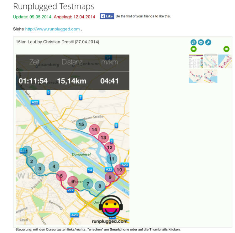 (WEB / APP) Runplugged-Maps sehen so aus: http://finanzmarktfoto.at/page/index/1178 - zum Sharen wie zB Mail oder Posten auf Facebook