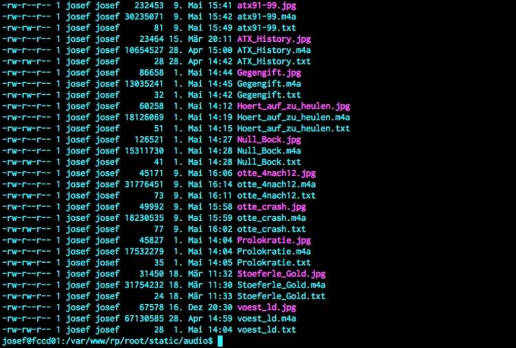 (WEB / APP / AUDIO) Wie kommen die Runplugged-Audiobeiträge auf die App? Muss man jedes Mal auf eine neue Version im Store warten? Nein. Das geht automatisch, anbei ein Blick auf die "Shell", die dahinterliegt, soll uns nicht belasten 