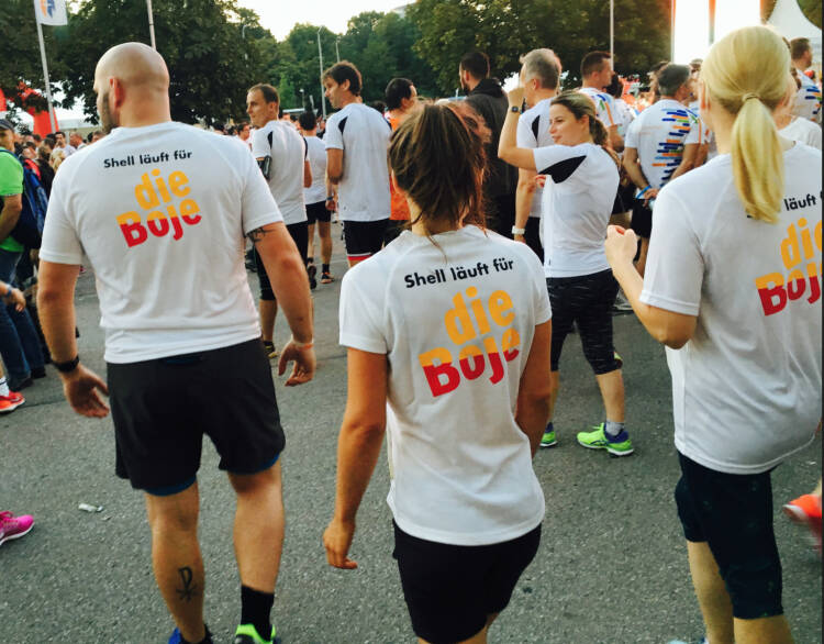 Shell - Firmen beim Wien Energie Business Run 2016